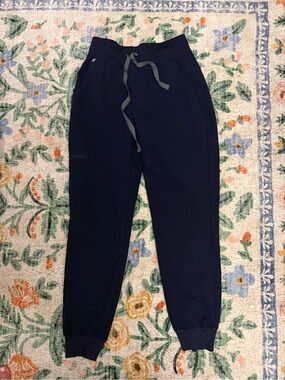 Figs Jogger Scrub Pants - Navy Blue